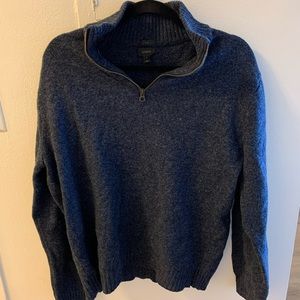 J Crew half zip sweater